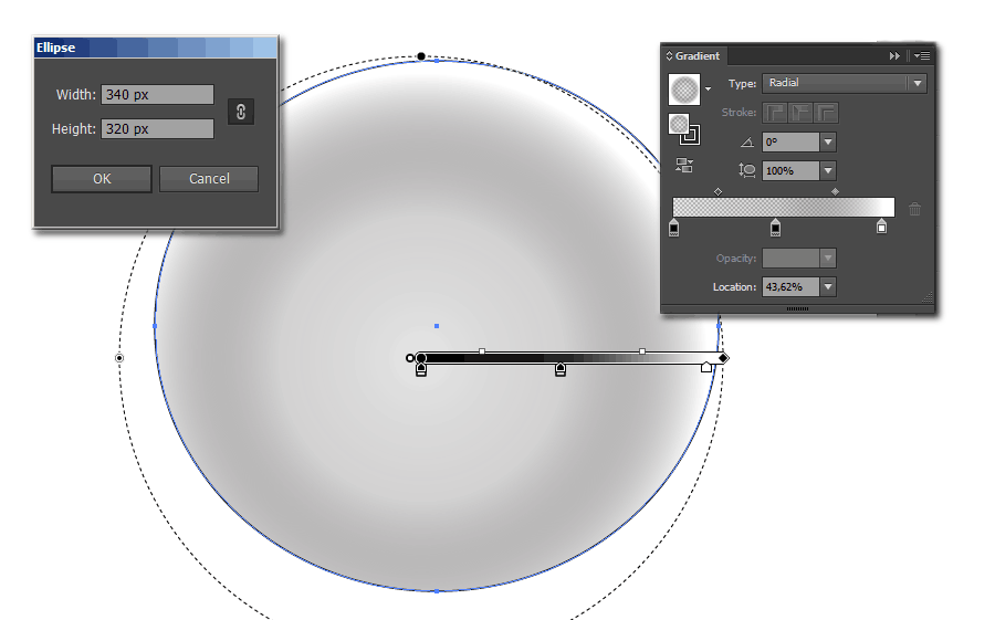 Как сделать глаз в adobe illustrator