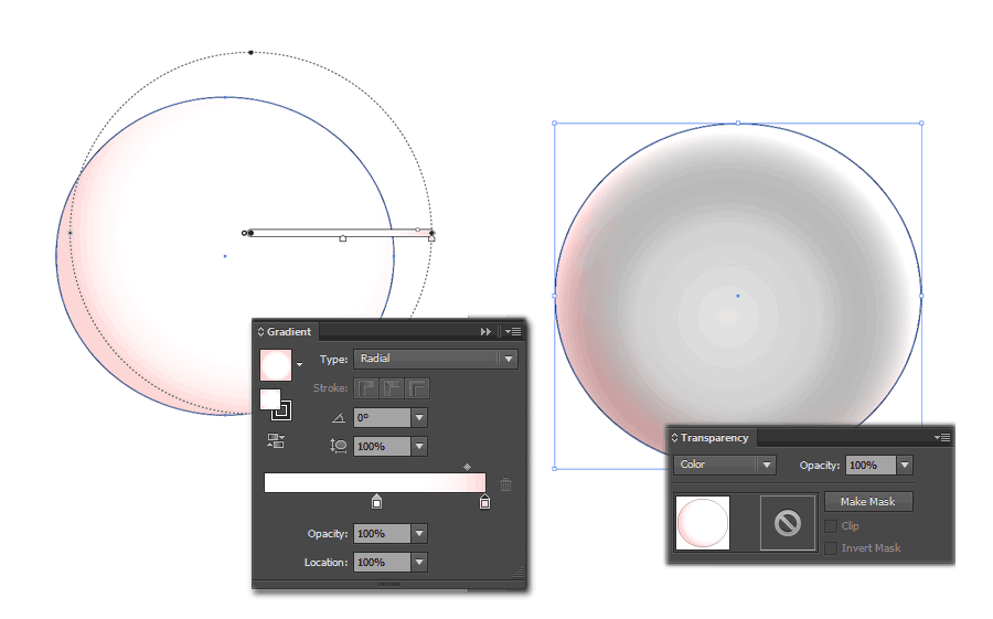 Как сделать глаз в adobe illustrator