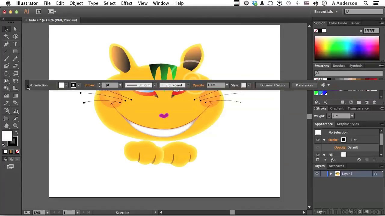 Adobe illustrator панель управление