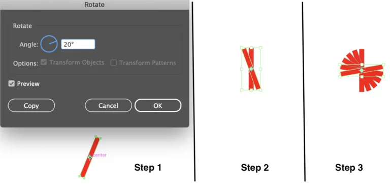 Панель Transform как калькулятор в Adobe Illustrator